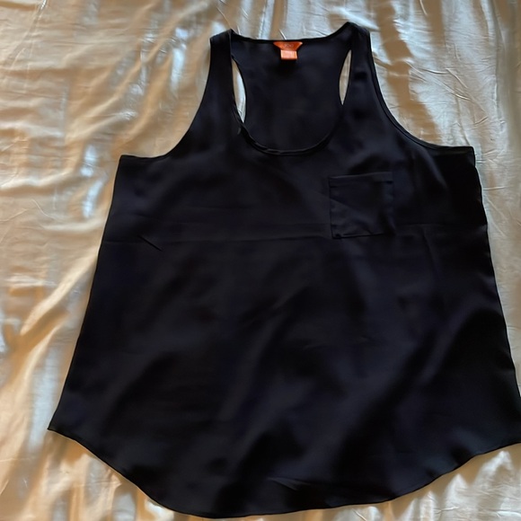 Joe Fresh: Scoop-neck/ Halter-back Silk Tank - Picture 5 of 7